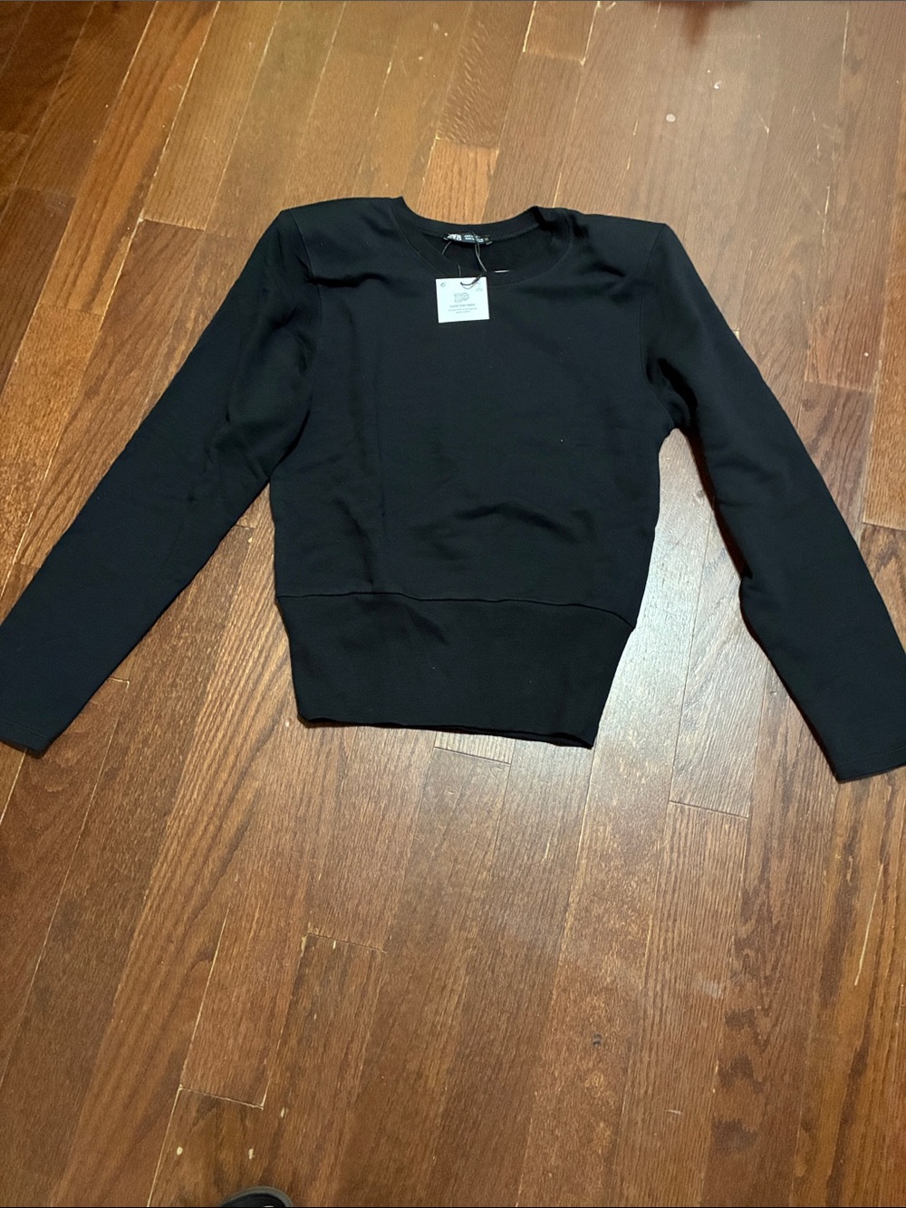 Zara Black Crewneck Women's Sweater